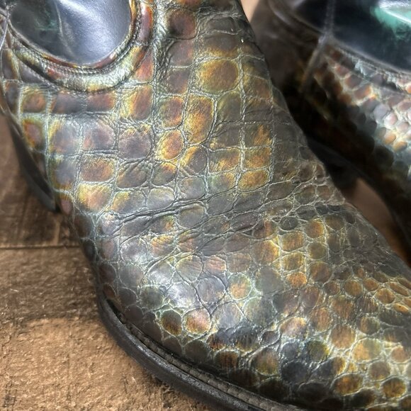 Cuadra Vintage Pointed Toe Western Cowboy Boots Mens 7 D - Picture 2 of 12